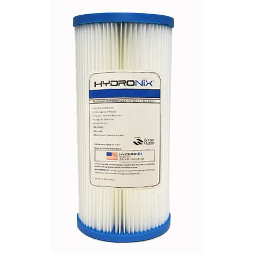 2- Hydronix SPC-45-1020 Polyester Pleated Filter 4.5 OD X 9 3/4 Length 20 Micron Pack 