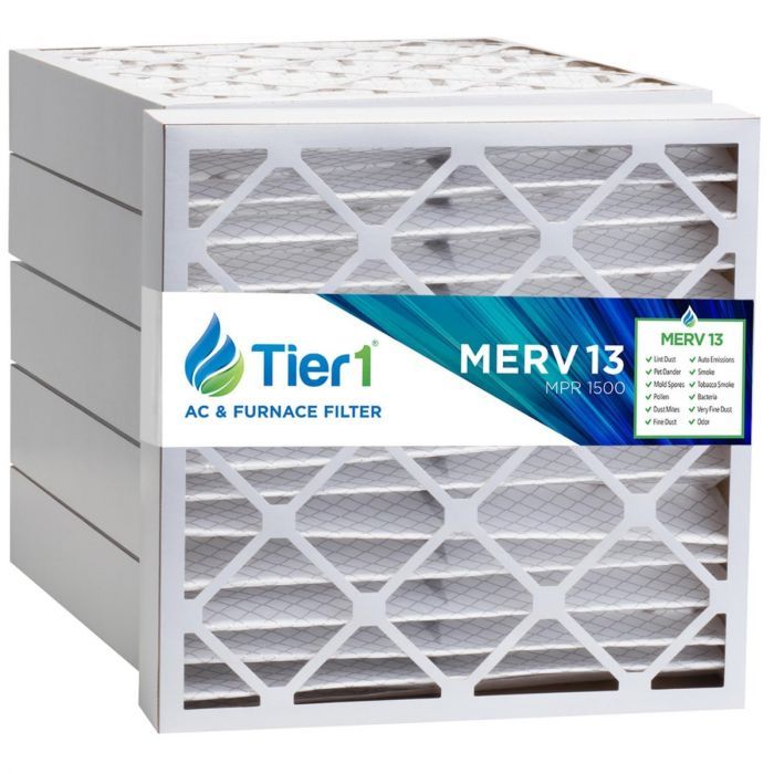 Tier1 14x30x1 Dust & Pollen Merv 8 Pleated Replacement Furnace Air Filter 6 