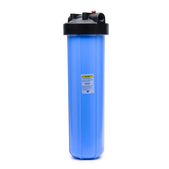 BIG BLUE 20" WATER FILTER SYSTEM 1" TRIPLE WHOLE HOUSE/COMMERCIAL 