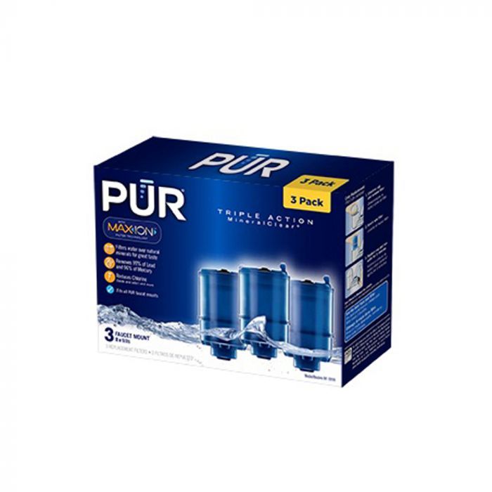 PUR MAXION MineralClear rf-9999 3 Replacement Faucet Filters.New and sealed.