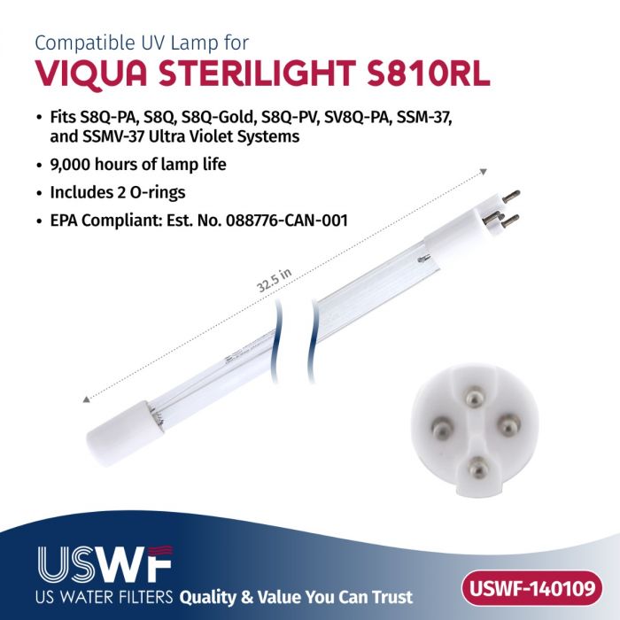 S810RL Sterilight UV lamp